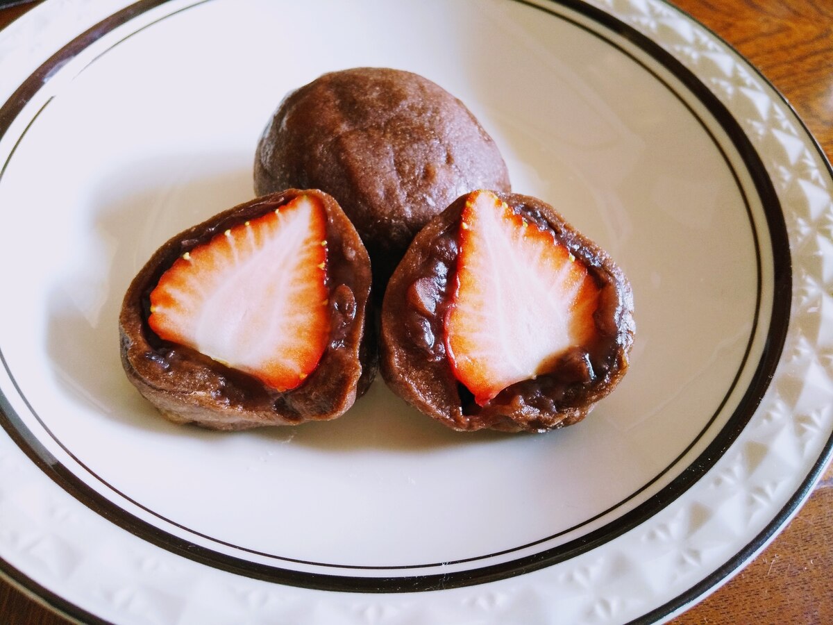 チョコレートいちご大福 レシピ 作り方 By 好味 楽天レシピ チョコレートいちご大福 レシピ 作り方 By 好味 楽天レシピ